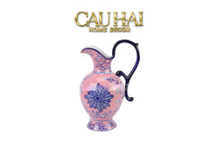Maison Couture - Bình Hoa Pitcher Form – Fiorenza Duo Lumière Pocerlain Vases-BÌNH HOA-CẬU HAI HOME DECOR