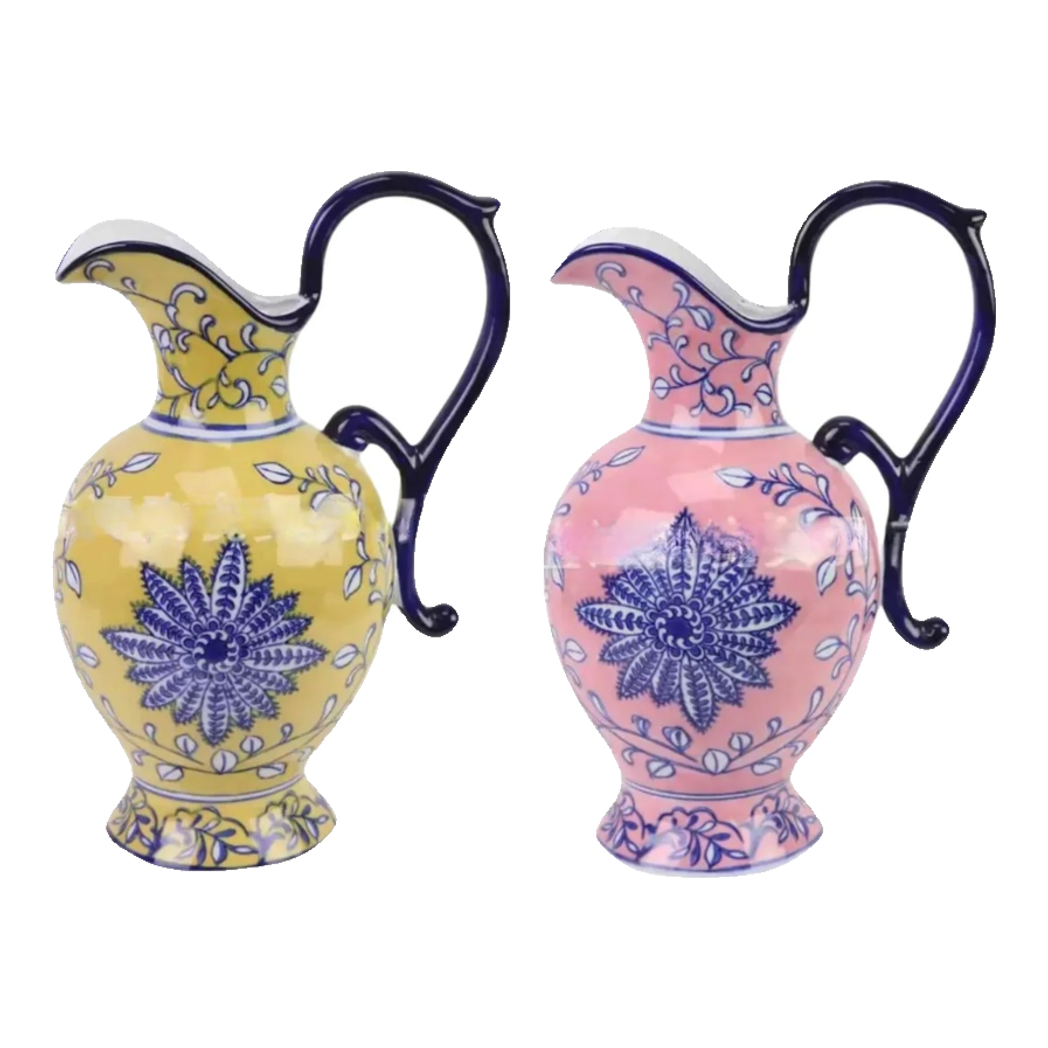 Maison Couture - Bình Hoa Pitcher Form – Fiorenza Duo Lumière Pocerlain Vases