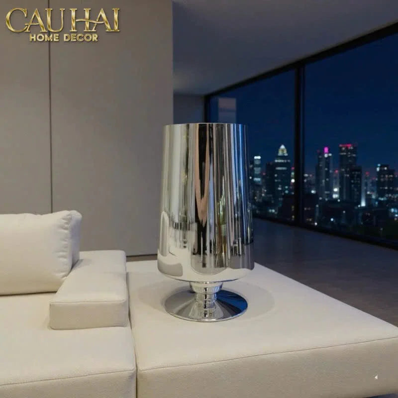 Maison Couture - Bình Hoa Platinum Cristallerie Platinum Elysium. 14x34-BÌNH HOA-CẬU HAI HOME DECOR