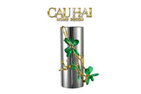 Maison Couture - Bình Hoa Platium Đá Pha Lê Emerald Métallique Aurum Branche 17x14x31-BÌNH HOA-CẬU HAI HOME DECOR