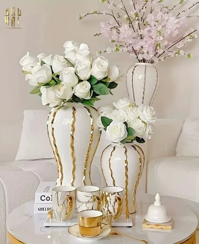 Maison Couture - Bình Hoa Porcelain Atelier Flynn H60-BÌNH HOA-CẬU HAI HOME DECOR