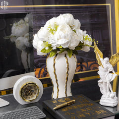 Maison Couture - Bình Hoa Porcelain Atelier Flynn H60-BÌNH HOA-CẬU HAI HOME DECOR