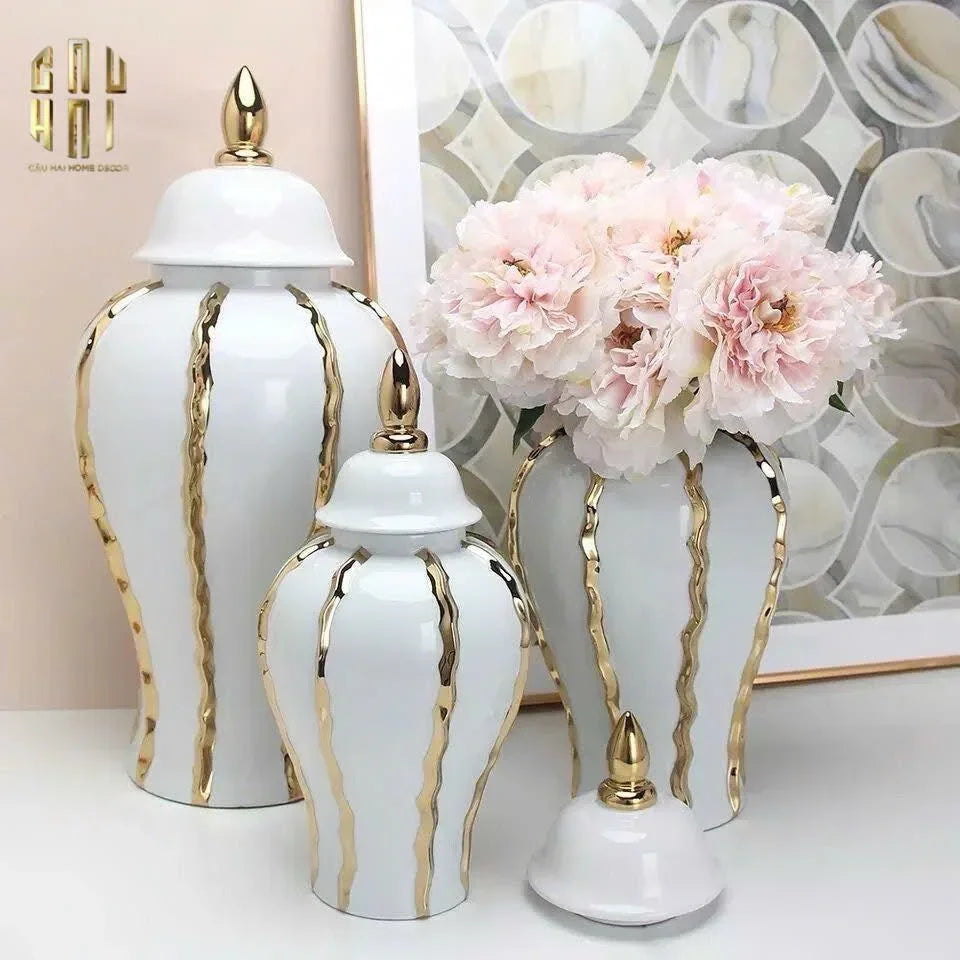 Maison Couture - Bình Hoa Porcelain Atelier Flynn H60-BÌNH HOA-CẬU HAI HOME DECOR
