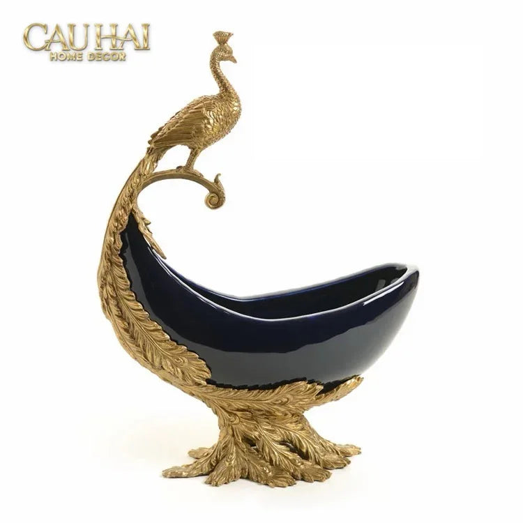 Maison Couture – Bình Hoa Sứ Đồng Imperium Empire Amphora Of Dionysus - Barocco Divine Vase H52-BÌNH HOA-CẬU HAỊ HOME DECOR-CẬU HAI HOME DECOR