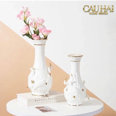 Maison Couture - Bình Hoa Thiên Nga - Odette Impériale Swan Princess Vase H31-BÌNH HOA-CẬU HAI HOME DECOR