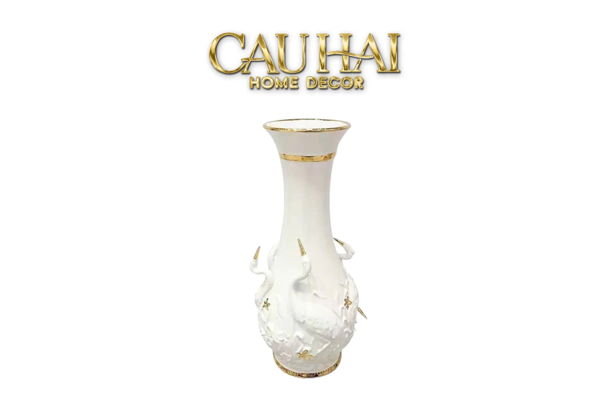 Maison Couture - Bình Hoa Thiên Nga - Odette Impériale Swan Princess Vase H31-BÌNH HOA-CẬU HAI HOME DECOR