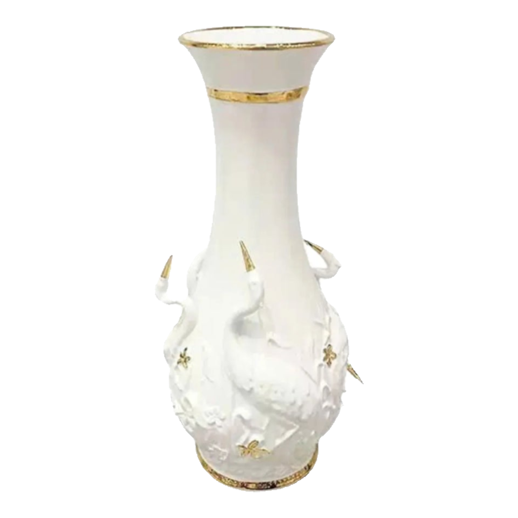Maison Couture - Bình Hoa Thiên Nga - Odette Impériale Swan Princess Vase H31