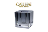 Maison Couture - Bình Lọ Hoa Pha Lê Lập Phương Savoir Ambre Cube Vase – Modern Cristalleries Block 10x10x10-BÌNH HOA-CẬU HAI HOME DECOR