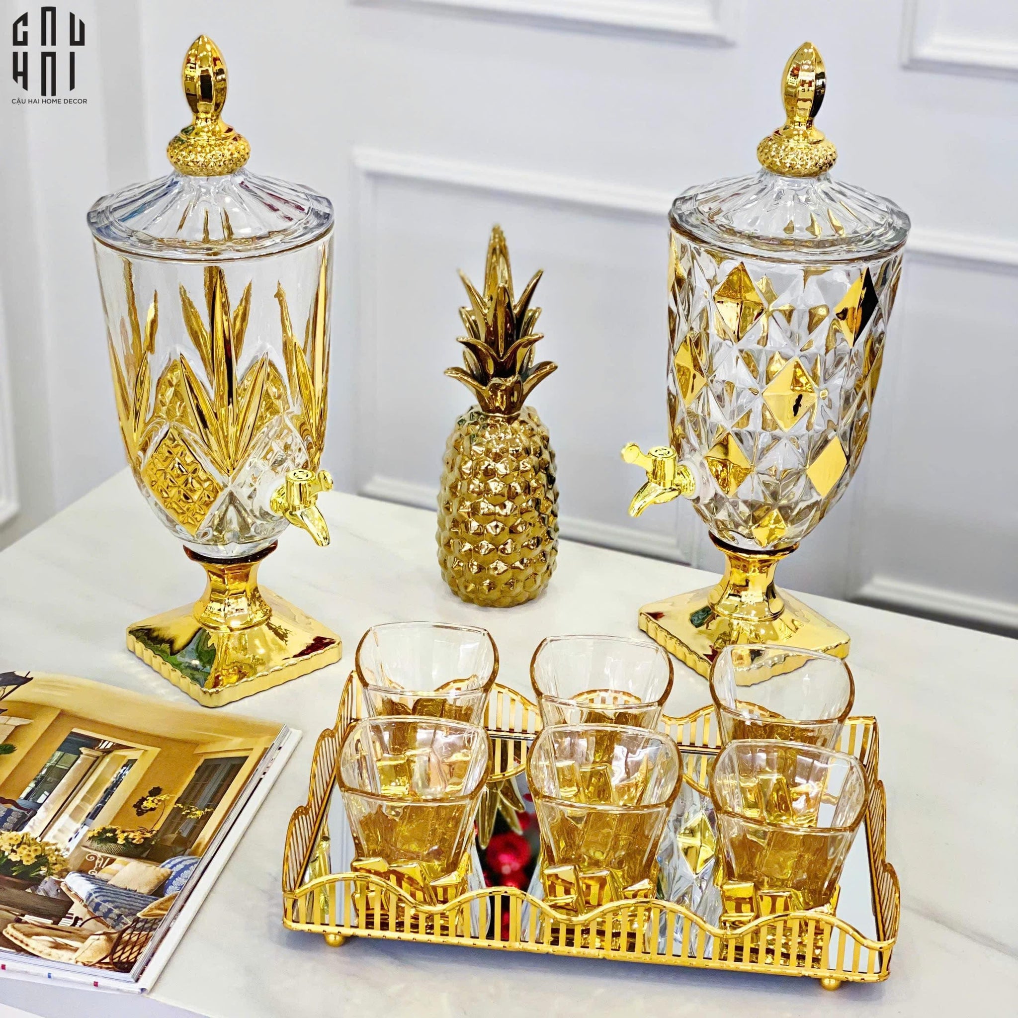 Maison Couture - Bình Rót Pha Lê Le Cristalleries Impérial Pitcher 13x47-BÌNH HOA-CẬU HAI HOME DECOR