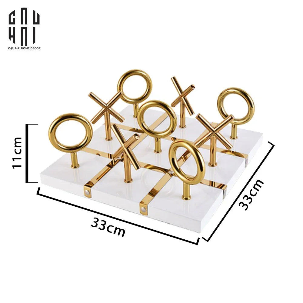 Maison Couture - Board Game - Standing Luxury Tic Tac Toe Fw25-ĐỒ CHƠI & THÚ BÔNG-CẬU HAI HOME DECOR