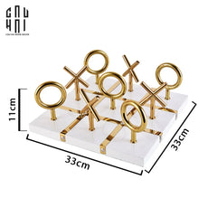 Maison Couture - Board Game - Standing Luxury Tic Tac Toe Fw25-ĐỒ CHƠI & THÚ BÔNG-CẬU HAI HOME DECOR