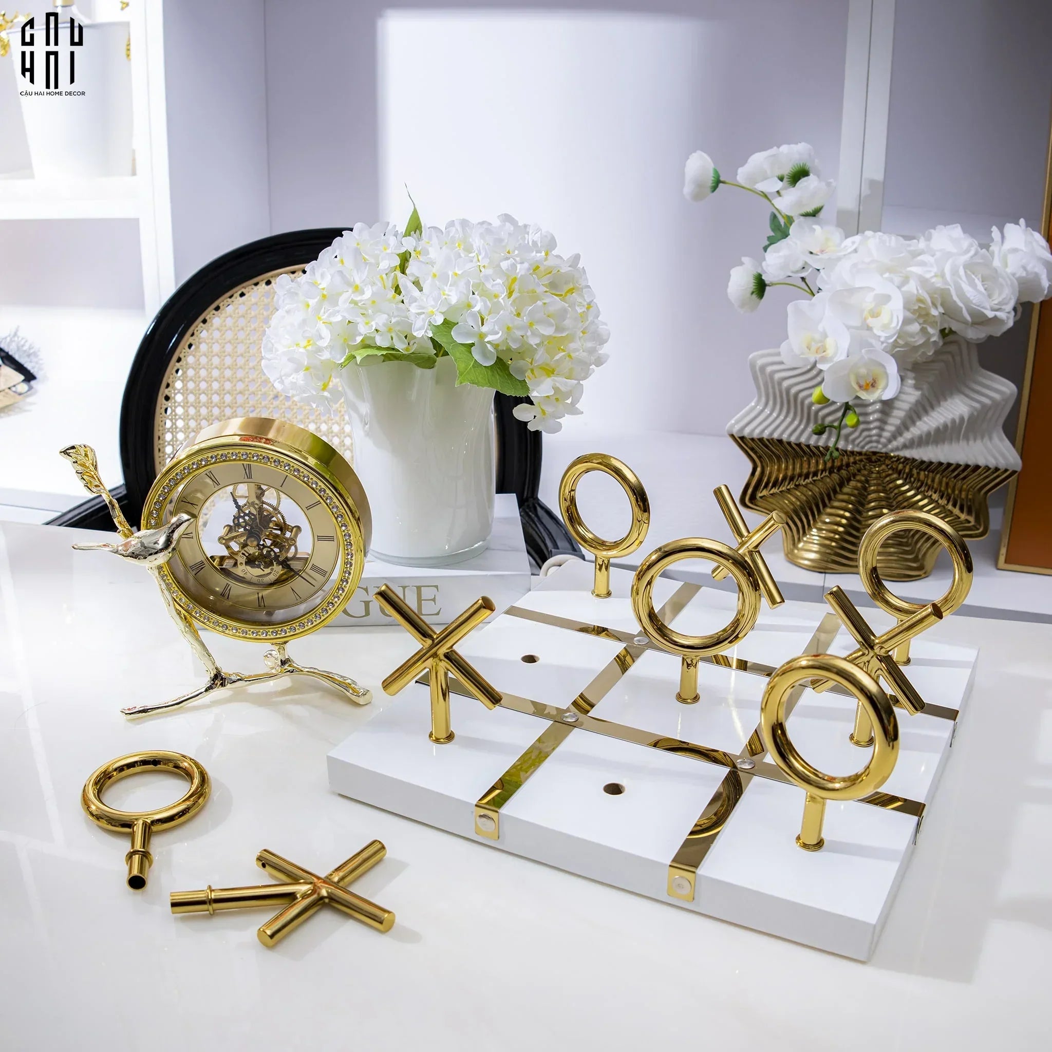 Maison Couture - Board Game - Standing Luxury Tic Tac Toe Fw25-ĐỒ CHƠI & THÚ BÔNG-CẬU HAI HOME DECOR
