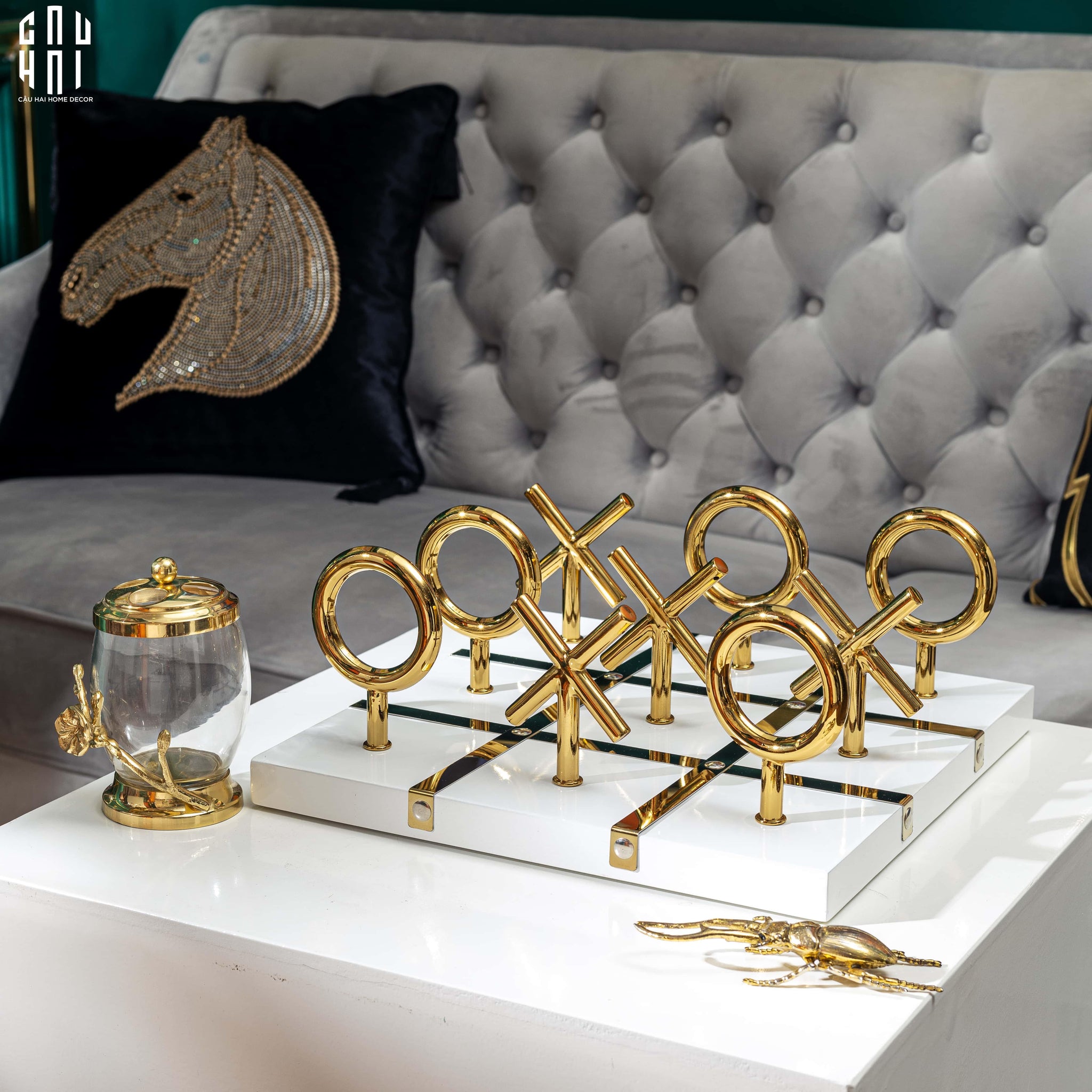 Maison Couture - Board Game - Standing Luxury Tic Tac Toe Fw25-ĐỒ CHƠI & THÚ BÔNG-CẬU HAI HOME DECOR