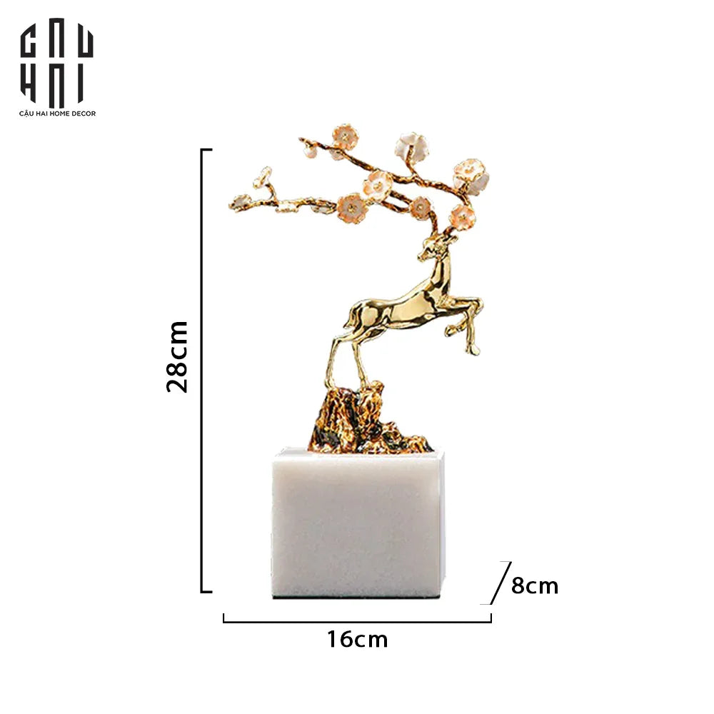 Maison Couture - Brasson Marble Jewelry - Spring Elk Ss25-TRANG TRÍ GIÁNG SINH-CẬU HAI HOME DECOR
