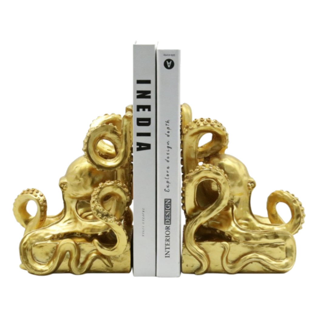 Maison Couture - Chặn Sách Bạch Tuộc Octavia D'Or 30x13xH20 - Cậu Hai Home Decor