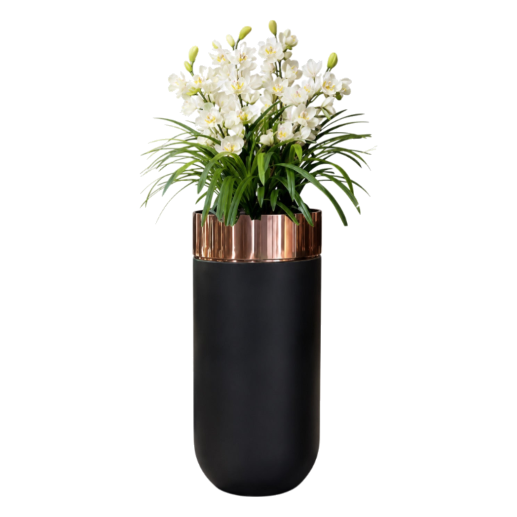 Maison Couture - Chậu Hoa Địa Lan Cymbidium Rosé Noir H170-BÌNH HOA-CẬU HAI HOME DECOR-CẬU HAI HOME DECOR