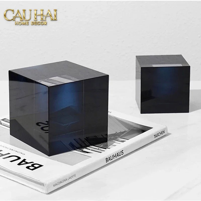 Maison Couture - Đế Đá Pha Lê Lập Phương Milky Way Cristalleries Stones Eight³ 8³-TƯỢNG TRANG TRÍ-CẬU HAI HOME DECOR