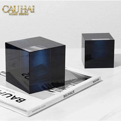 Maison Couture - Đế Đá Pha Lê Lập Phương Milky Way Cristalleries Stones Eight³ 8³-TƯỢNG TRANG TRÍ-CẬU HAI HOME DECOR