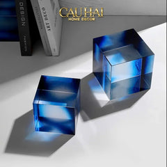 Maison Couture - Đế Đá Pha Lê Lập Phương Milky Way Cristalleries Stones Eight³ 8³-TƯỢNG TRANG TRÍ-CẬU HAI HOME DECOR