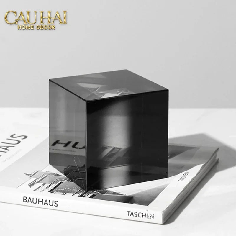 Maison Couture - Đế Đá Pha Lê Lập Phương Milky Way Cristalleries Stones Eight³ 8³-TƯỢNG TRANG TRÍ-CẬU HAI HOME DECOR