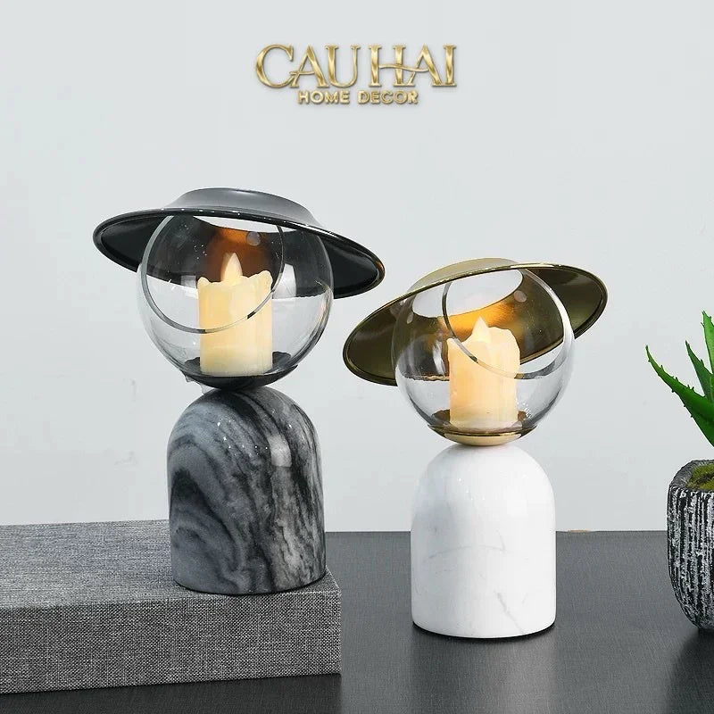 Maison Couture - Đế Nến Lady D'Or Déesse À Chapeau-ĐẾ NẾN-CẬU HAI HOME DECOR