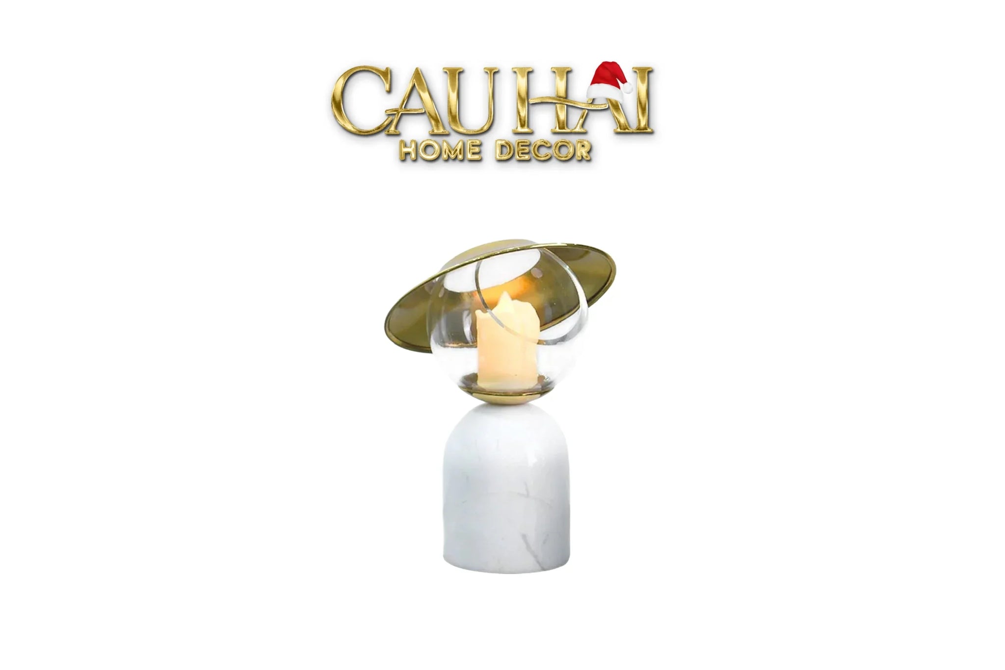 Maison Couture - Đế Nến Lady D'Or Déesse À Chapeau-ĐẾ NẾN-CẬU HAI HOME DECOR