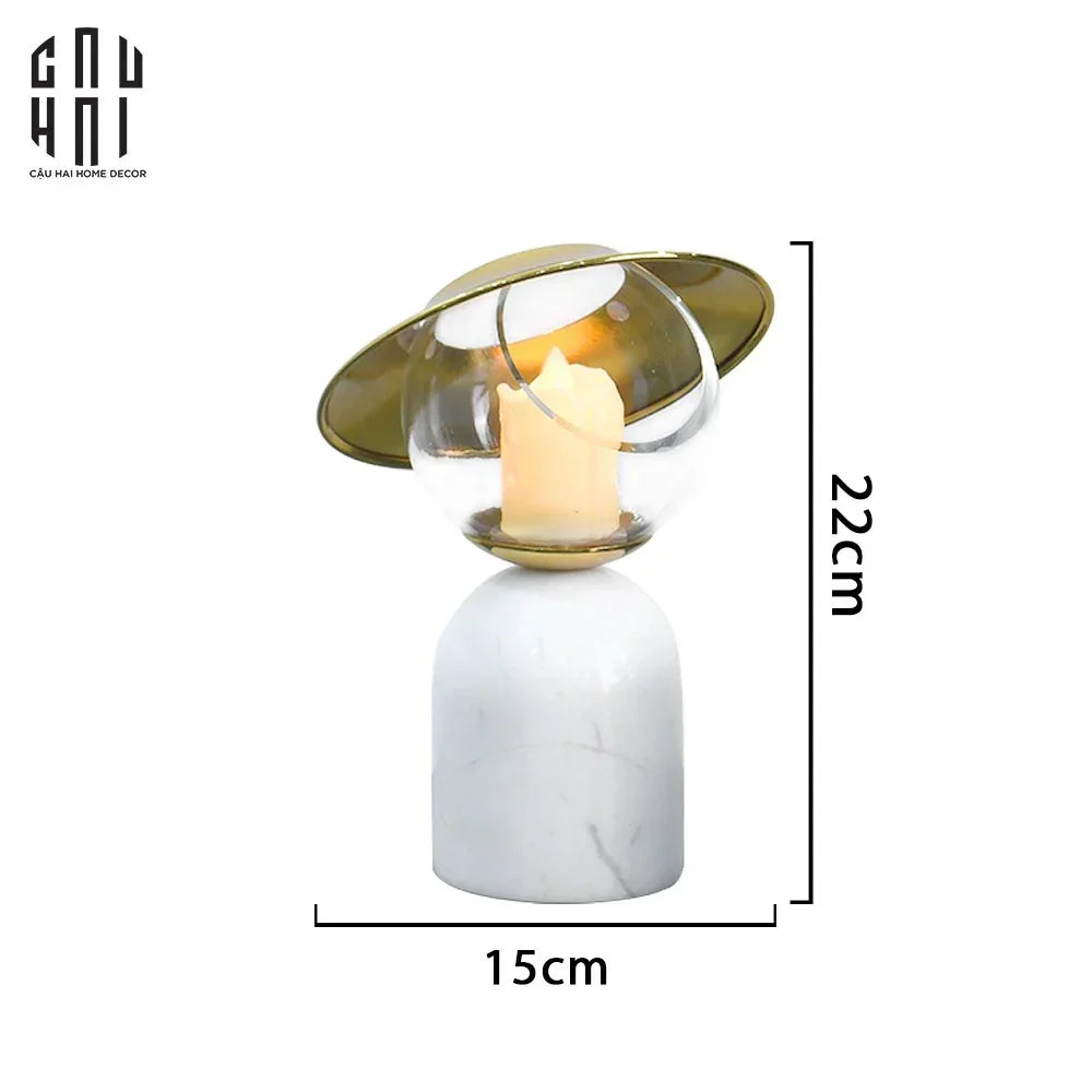 Maison Couture - Đế Nến Lady D'Or Déesse À Chapeau-ĐẾ NẾN-Đối tác tại Trung Quốc theo từng đơn đặt hàng-CẬU HAI HOME DECOR