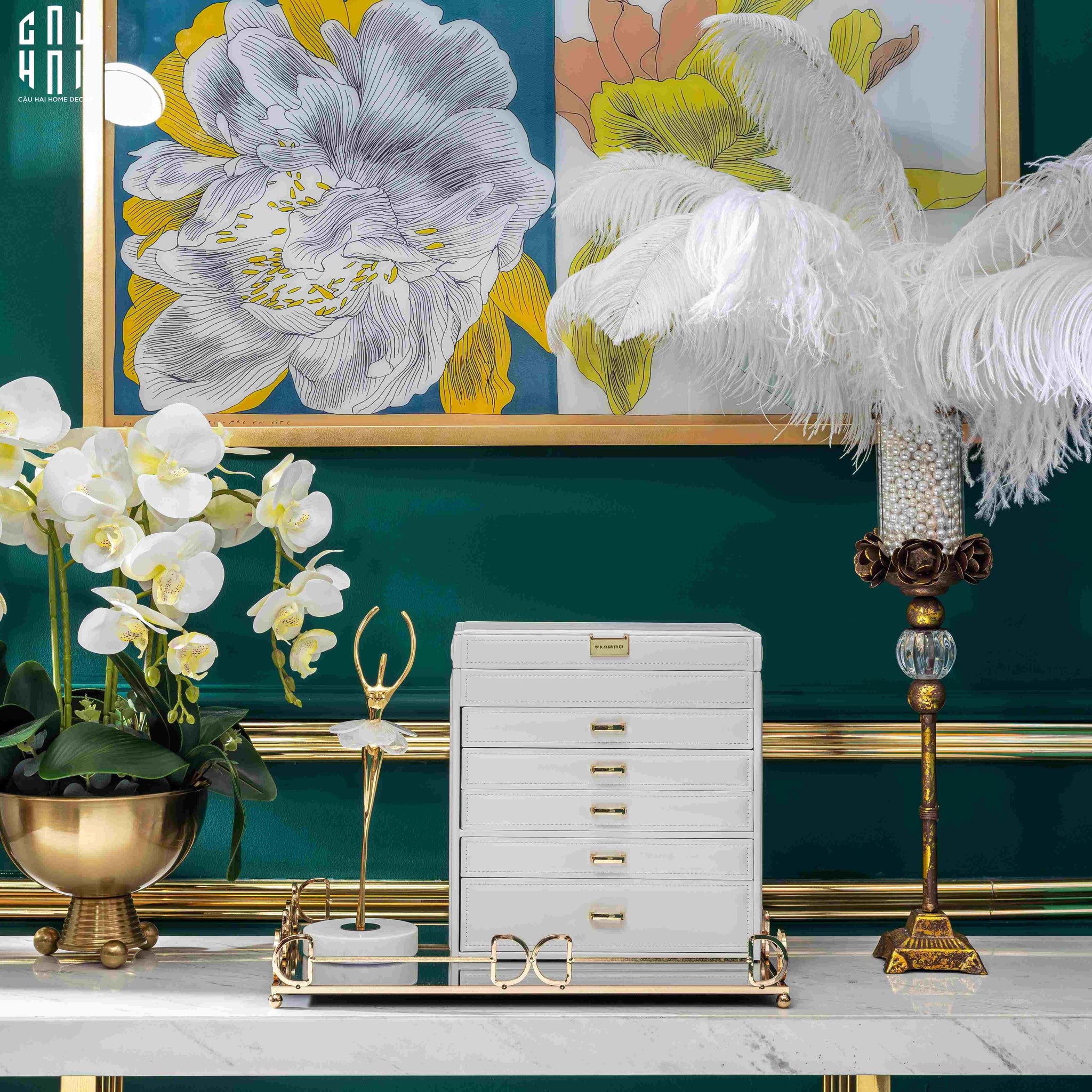Maison Couture – Đế Nến Rustic Stephane Antique D’Or-CẬU HAI HOME DECOR
