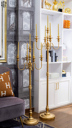 Maison Couture – Đế Nến Sàn Impérial Candelabre Baroque Éclat H122-ĐẾ NẾN-CẬU HAI HOME DECOR