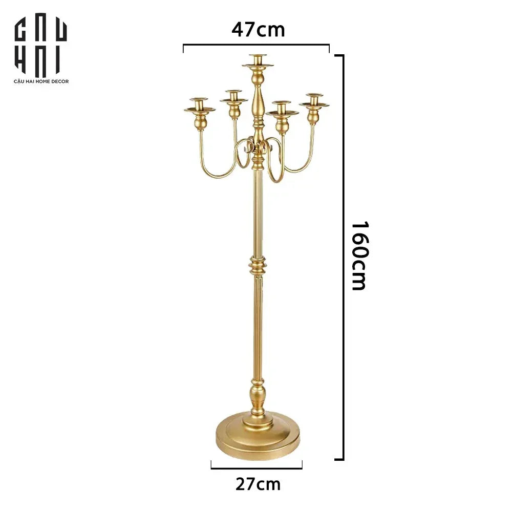 Maison Couture – Đế Nến Sàn Impérial Candelabre Baroque Éclat H160-ĐẾ NẾN-Đối tác tại Trung Quốc theo từng đơn đặt hàng-CẬU HAI HOME DECOR