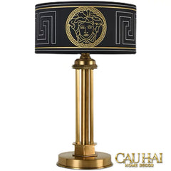 Maison Couture - Đèn Bàn Brasson Signature Medusa Noir 30x30x50-ĐÈN BÀN-CẬU HAI HOME DECOR