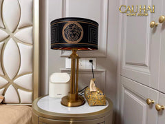Maison Couture - Đèn Bàn Brasson Signature Medusa Noir 30x30x50-ĐÈN BÀN-CẬU HAI HOME DECOR