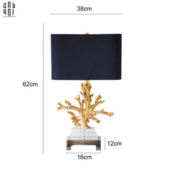 Maison Couture - Đèn Bàn Gilded Coral Side Table Lamp H62-ĐÈN BÀN-CẬU HAI HOME DECOR