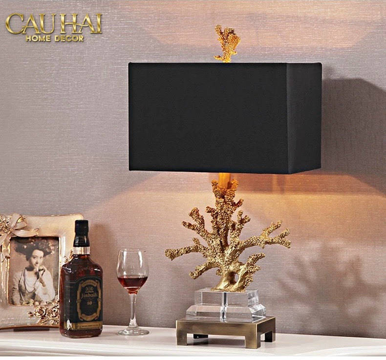 Maison Couture - Đèn Bàn Gilded Coral Side Table Lamp H62-ĐÈN BÀN-CẬU HAI HOME DECOR