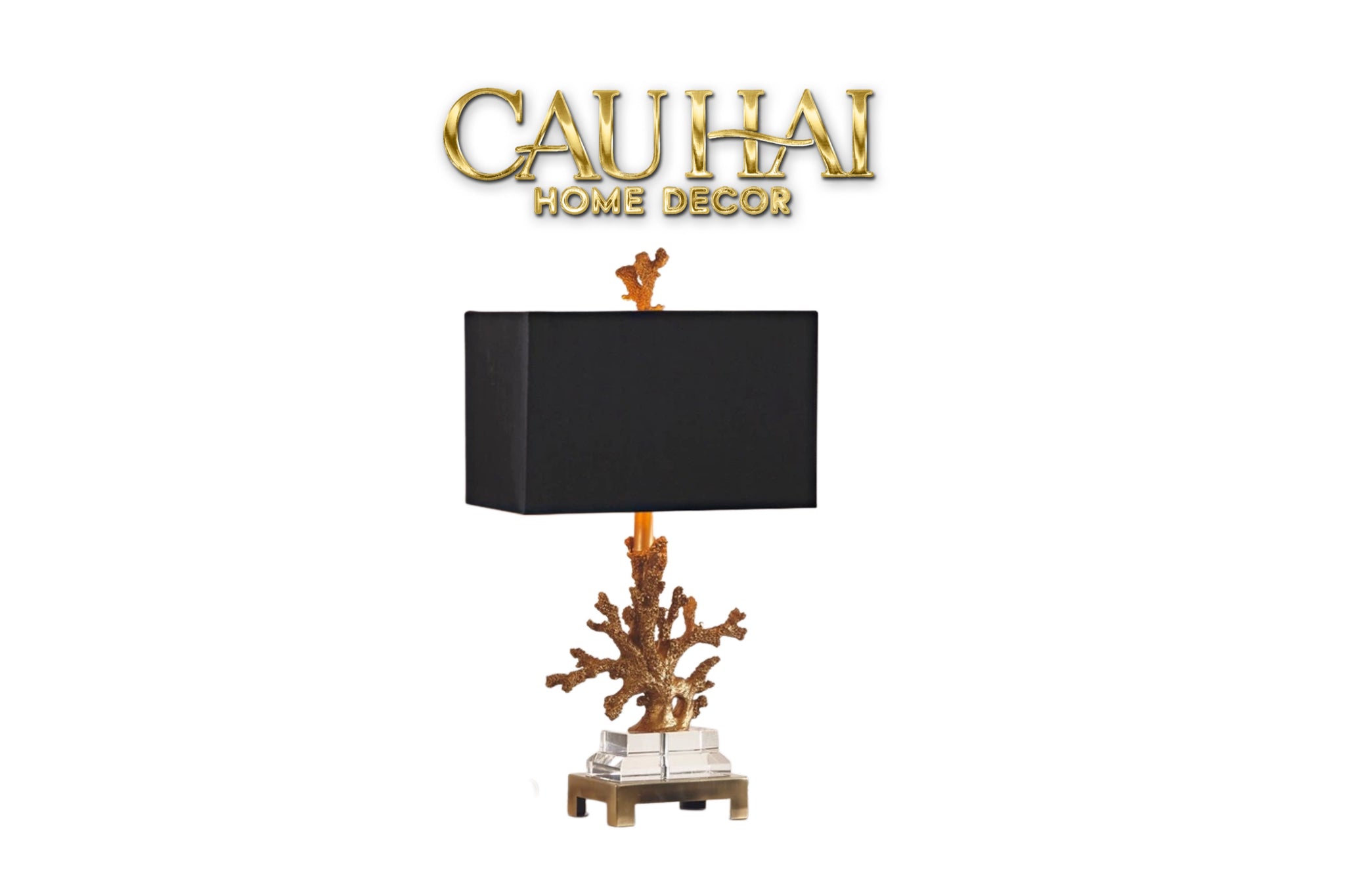 Maison Couture - Đèn Bàn Gilded Coral Side Table Lamp H62-ĐÈN BÀN-CẬU HAI HOME DECOR