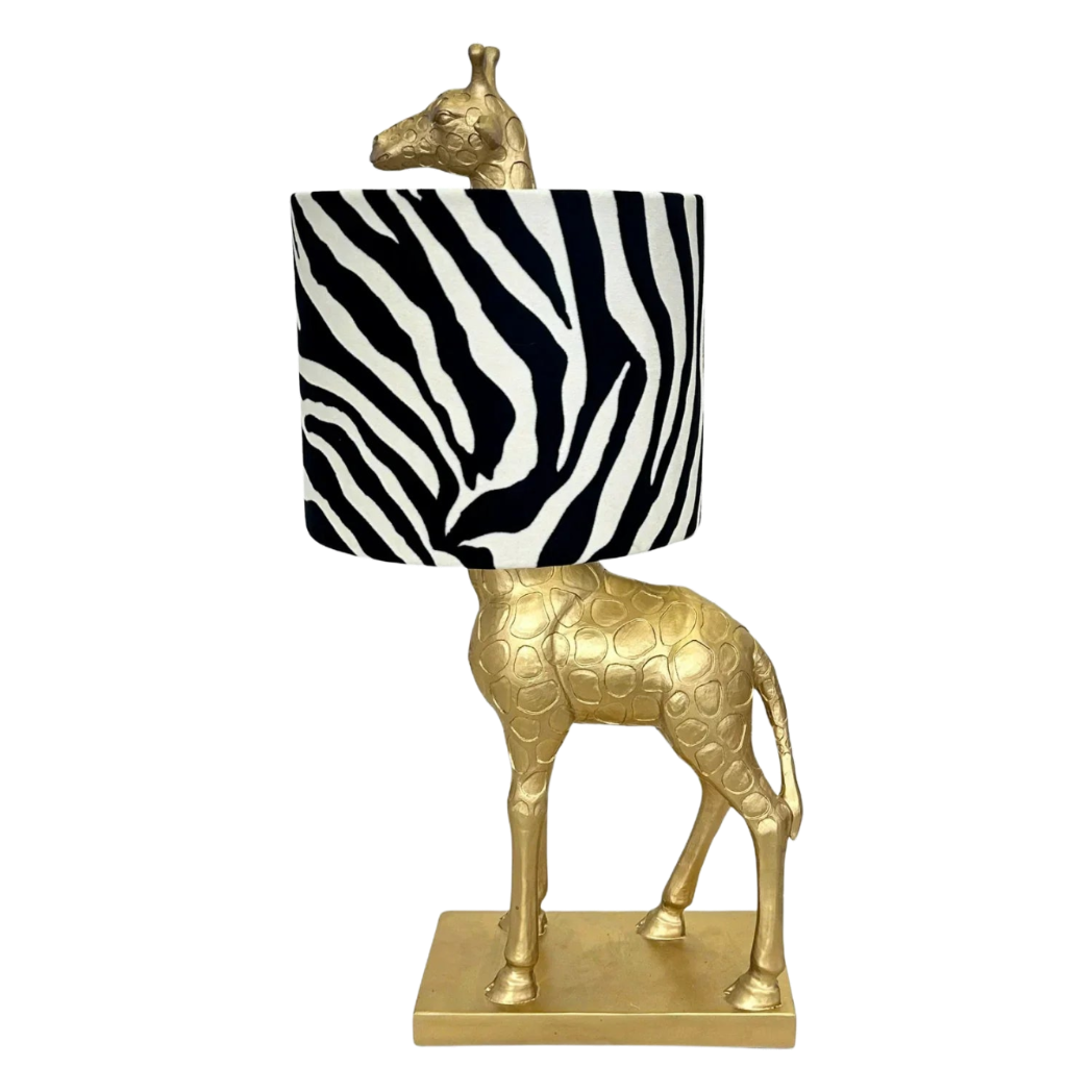 Maison Couture - Đèn Bàn Gilded Giraffe Zébre Madagascar Lamp 66 - CẬU HAI HOME DECOR