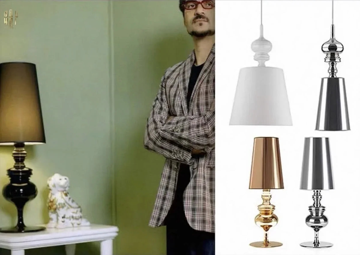 Maison Couture - Đèn Ngủ Để Bàn Andrew Platinum Side Table Lamp H78-ĐÈN BÀN-CẬU HAI HOME DECOR-CẬU HAI HOME DECOR