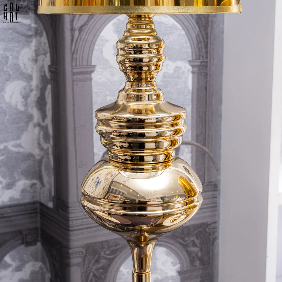 Maison Couture - Đèn Sàn Iconique Astral Andrew H164 - Métallique Gold Floor Lamp-ĐÈN SÀN-Đối tác tại Trung Quốc theo từng đơn đặt hàng-CẬU HAI HOME DECOR