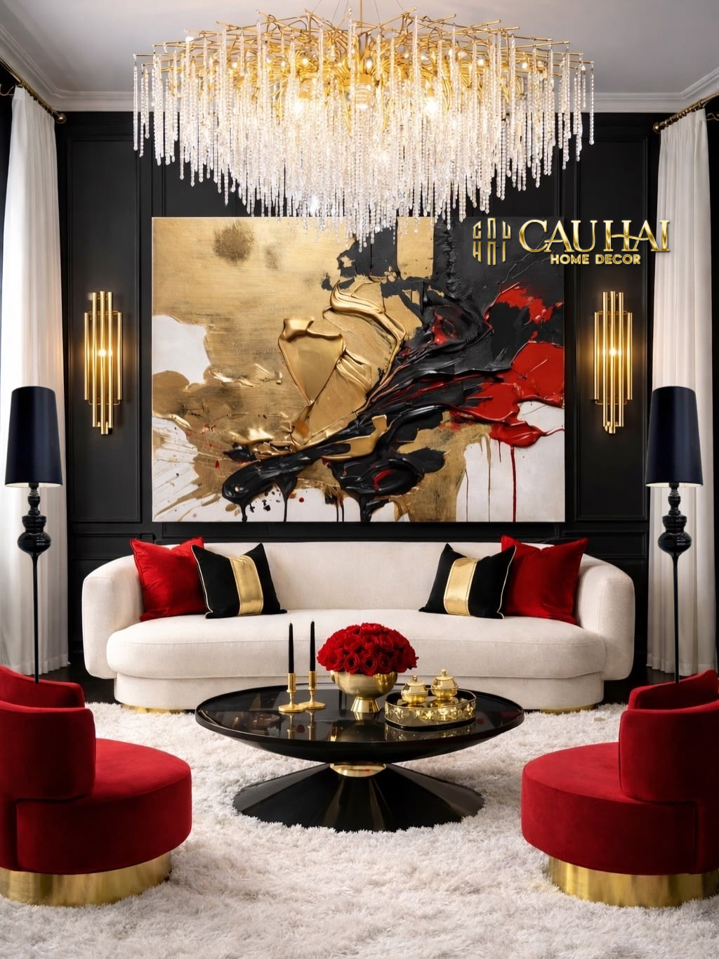 Maison Couture - Đèn Sàn Iconique Astral Andrew H164 - Métallique Gold Floor Lamp-ĐÈN SÀN-Đối tác tại Trung Quốc theo từng đơn đặt hàng-CẬU HAI HOME DECOR