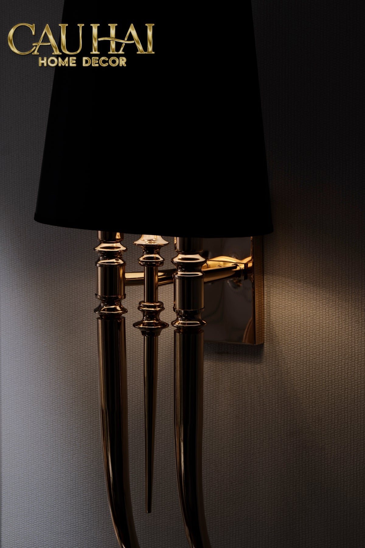 Maison Couture - Đèn Tường Palazzo Oro Noire H65-ĐÈN TRANG TRÍ-CẬU HAI HOME DECOR