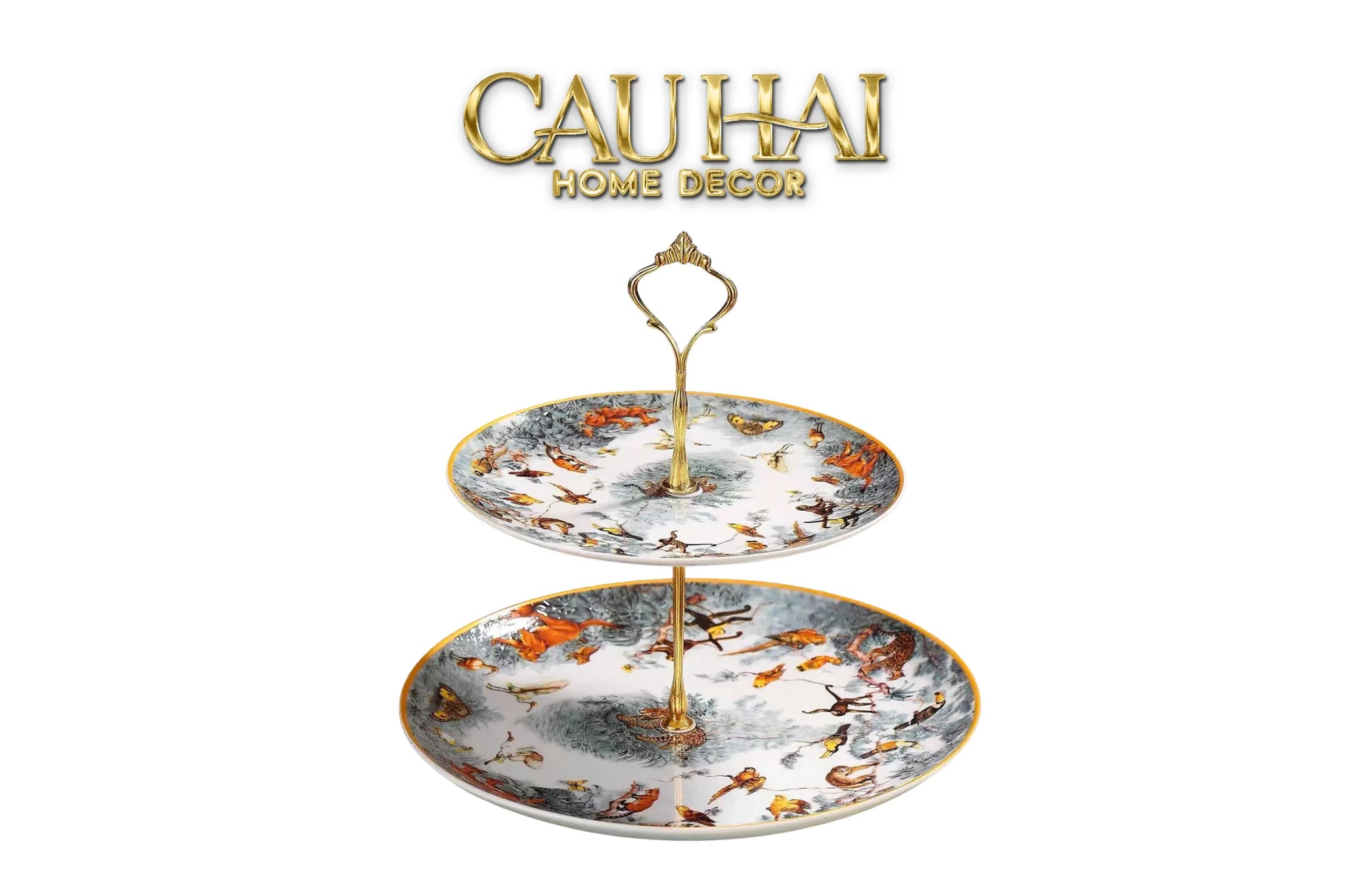 Maison Couture - Đĩa 2 Tầng Allure Carnets d’Equateur Héritage - Deux Niveaux-SET CHÉN DĨA-CẬU HAI HOME DECOR