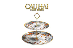 Maison Couture - Đĩa 2 Tầng Allure Carnets d’Equateur Héritage - Deux Niveaux-SET CHÉN DĨA-CẬU HAI HOME DECOR