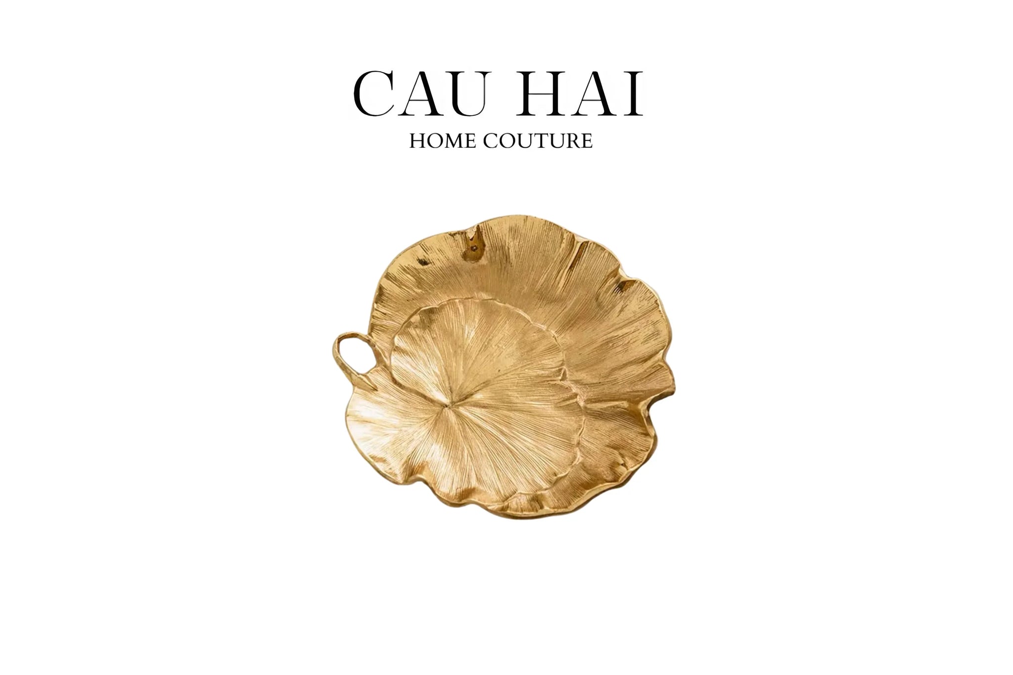 Maison Couture - Đĩa Đồng Lotus D'Or-SET CHÉN DĨA-CẬU HAI HOME DECOR