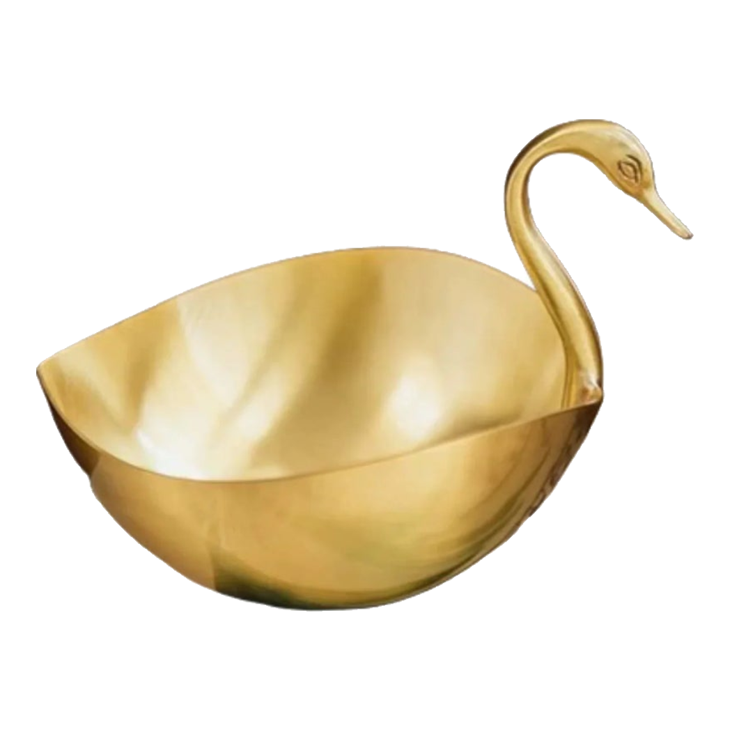Maison Couture - Đĩa Đồng Thiên Nga -  Swan D'Or Brass Bowl