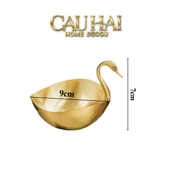 Maison Couture - Đĩa Đồng Thiên Nga - Swan D'Or Brass Bowl-SET CHÉN DĨA-CẬU HAI HOME DECOR