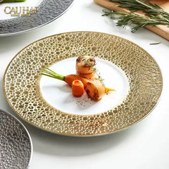 Maison Couture - Đĩa Lót Golden Bubble Dinner 31 - Ss25-SET CHÉN DĨA-CẬU HAI HOME DECOR