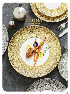 Maison Couture - Đĩa Lót Golden Bubble Dinner 31 - Ss25-SET CHÉN DĨA-CẬU HAI HOME DECOR