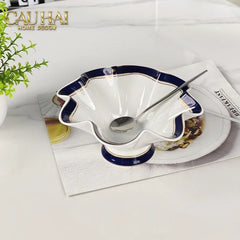 Maison Couture - Đĩa Trái Cây Belle Vie Luxe Blanc & Bleu Minuit Signature Fluid Plateau-SET CHÉN DĨA-CẬU HAI HOME DECOR