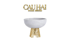 Maison Couture - Đĩa Trái Cây Marble Stone Fruit Bowl - Arthur Prime Size L-CẬU HAI HOME DECOR
