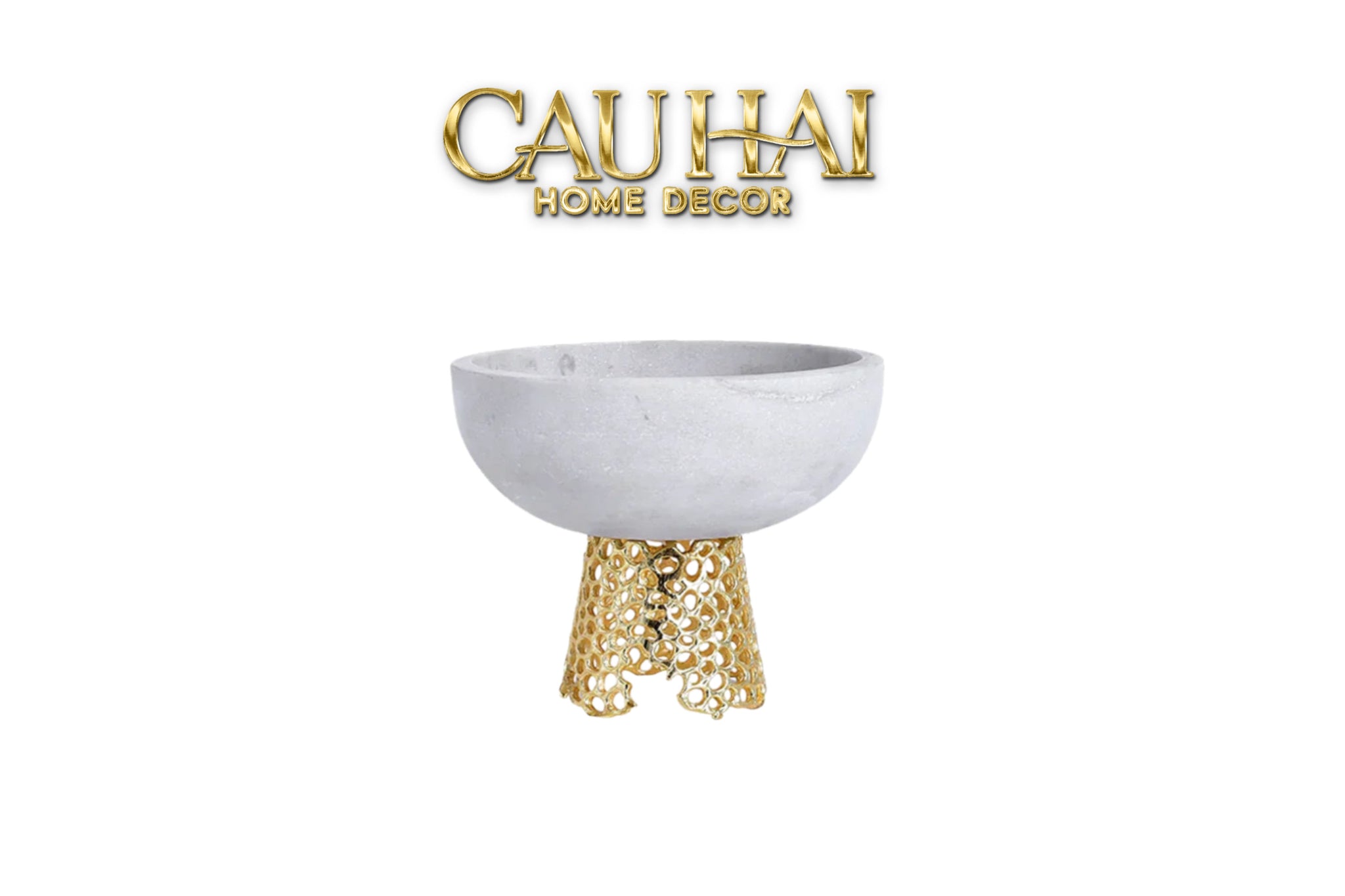 Maison Couture - Đĩa Trái Cây Marble Stone Fruit Bowl - Arthur Prime Size L-SET CHÉN DĨA-CẬU HAI HOME DECOR